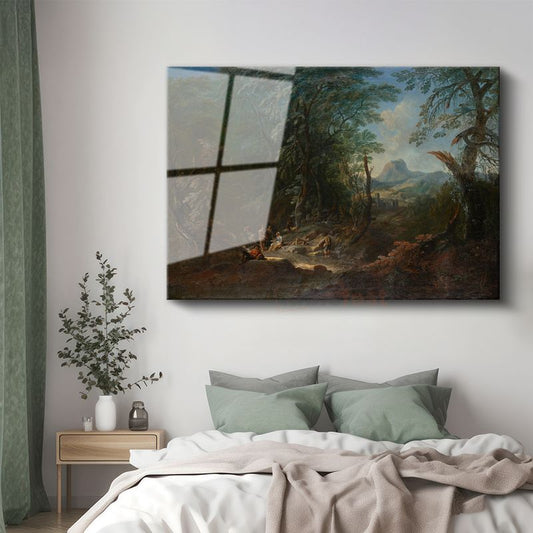 Alexander Nasmyth - Orman Yolu Cam Tablo