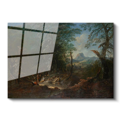 Alexander Nasmyth - Orman Yolu Cam Tablo