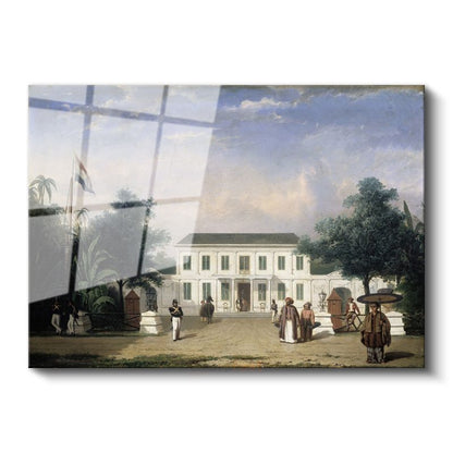 Jean-Léon Gérôme - Sömürge Evi Cam Tablo