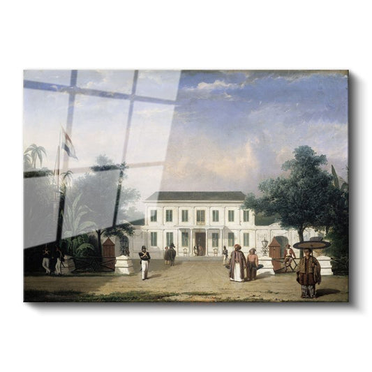 Jean-Léon Gérôme - Sömürge Evi Cam Tablo
