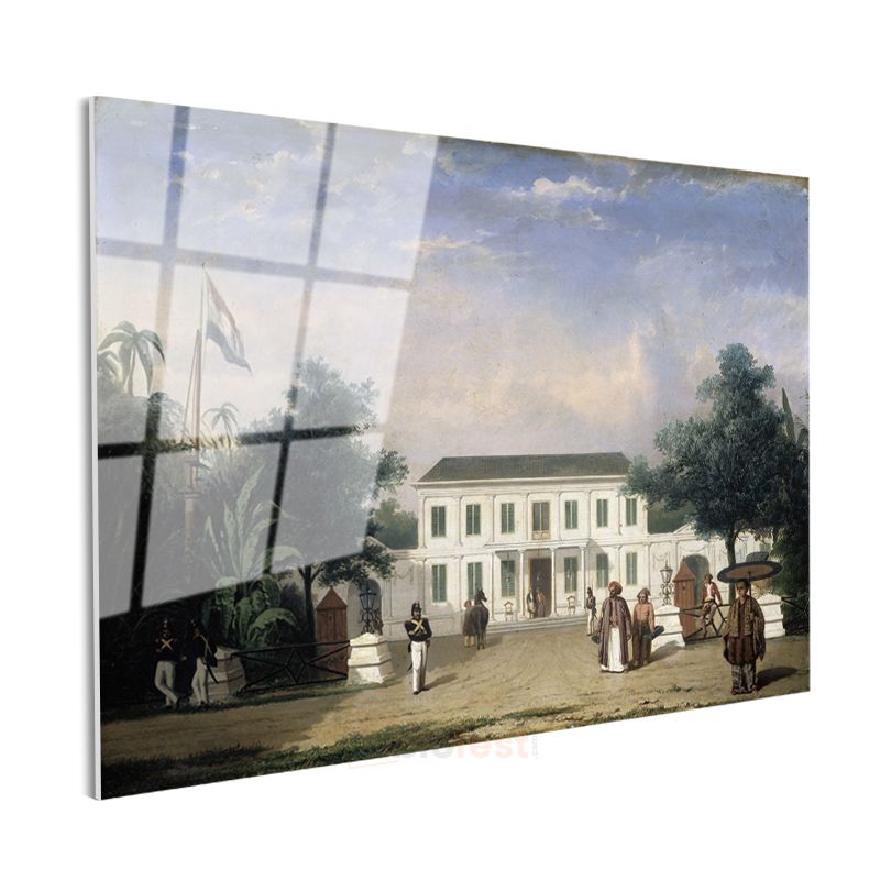 Jean-Léon Gérôme - Sömürge Evi Cam Tablo