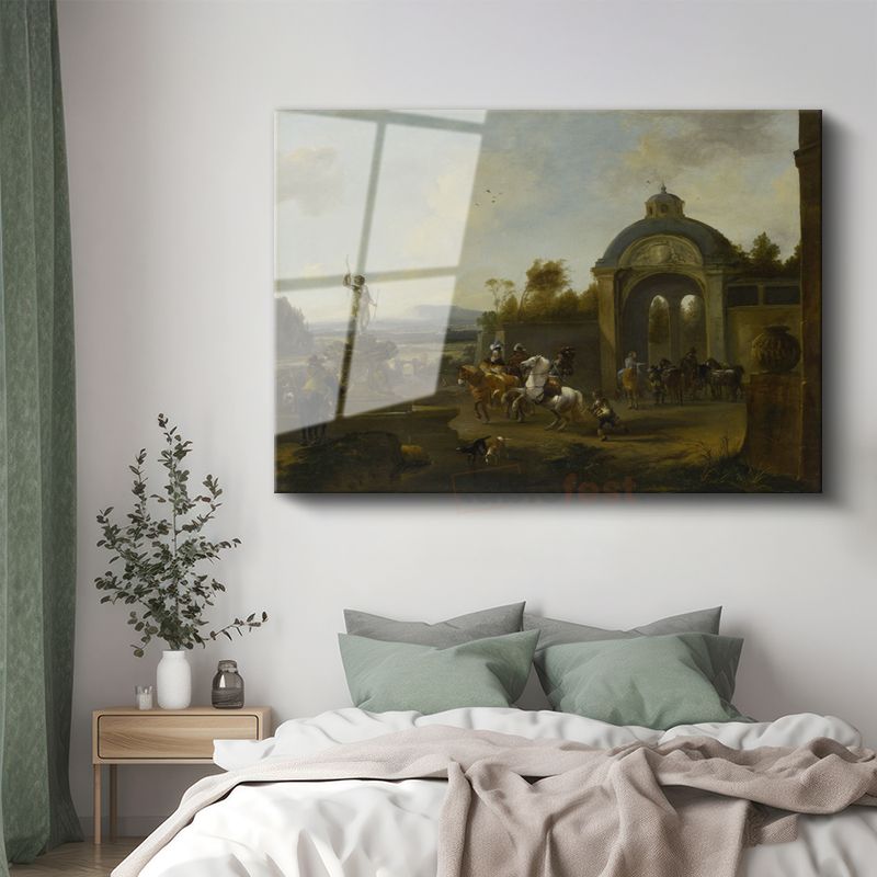 Philips Wouwerman - Av Sahnesi Cam Tablo