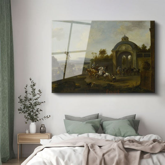 Philips Wouwerman - Av Sahnesi Cam Tablo