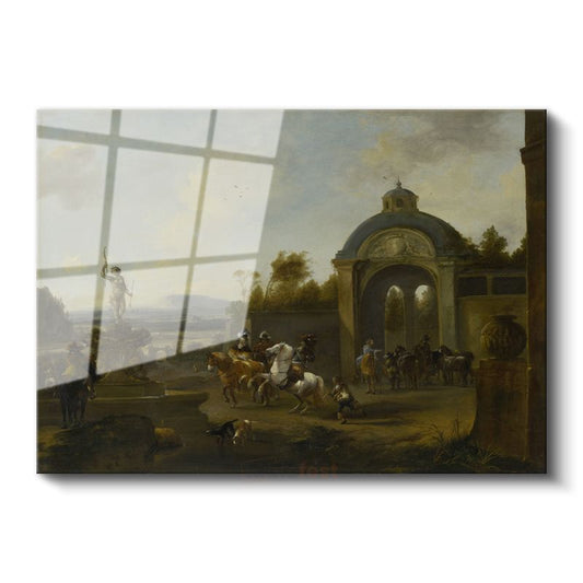 Philips Wouwerman - Av Sahnesi Cam Tablo