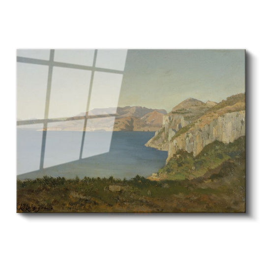William Turner - Akdeniz Kıyıları Cam Tablo