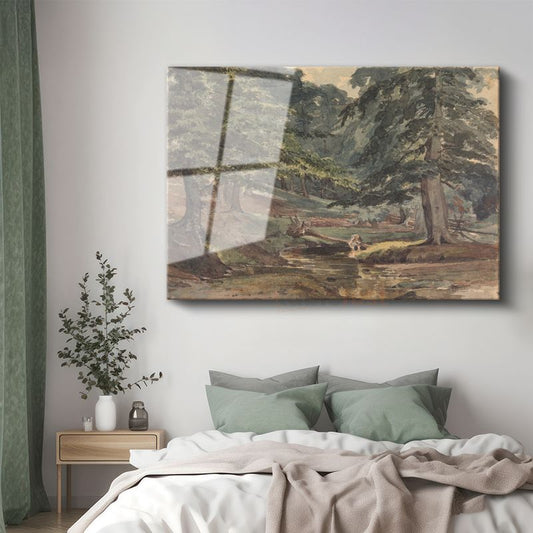 Thomas Gainsborough - Orman Deresi Cam Tablo