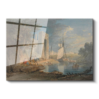 J.M.W. Turner - Kale Limanı Cam Tablo