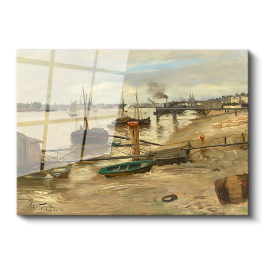 Lovis Corinth - Liman Manzarası Cam Tablo