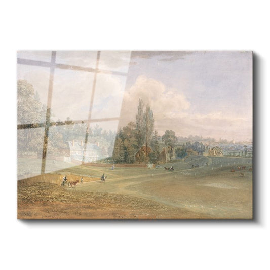 John Constable - Kırsal Manzara Cam Tablo