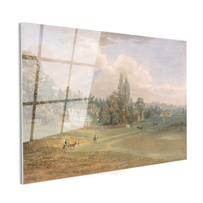 John Constable - Kırsal Manzara Cam Tablo