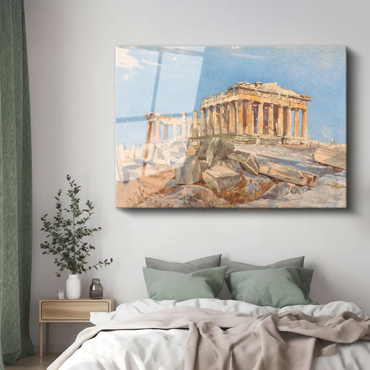 Edward Dodwell - Parthenon Tapınağı Cam Tablo