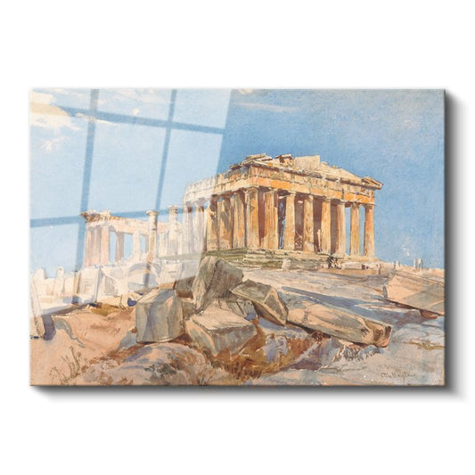 Edward Dodwell - Parthenon Tapınağı Cam Tablo