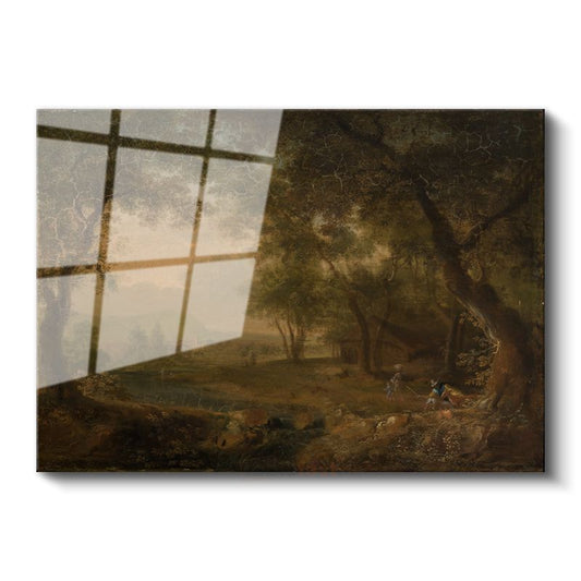 Claude Lorrain - Pastoral Manzara Cam Tablo
