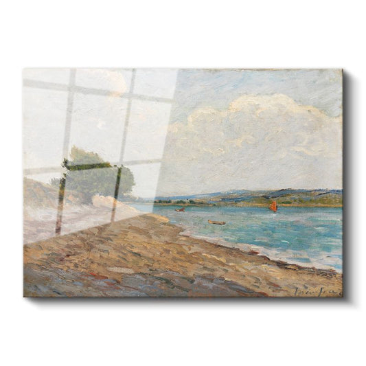 Maxime Maufra - Sahil Manzarası Cam Tablo