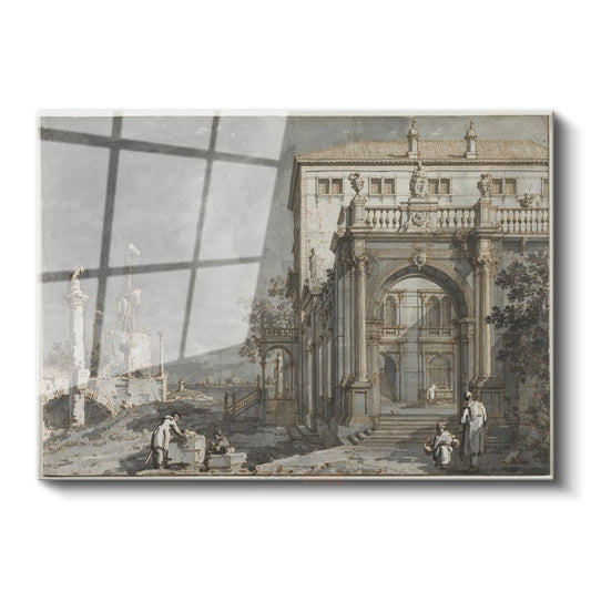 Canaletto - Venedik Sarayı Cam Tablo