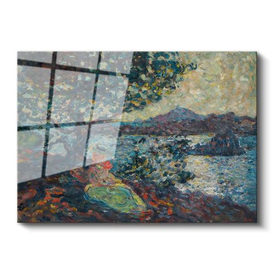 Henri Martin - Sahil Manzarası Cam Tablo