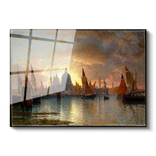 Thomas Moran - Venice, Santa Maria della Salute Cam Tablo