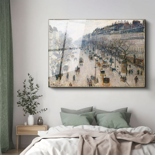 Camille Pissarro - Boulevard Montmartre Cam Tablo