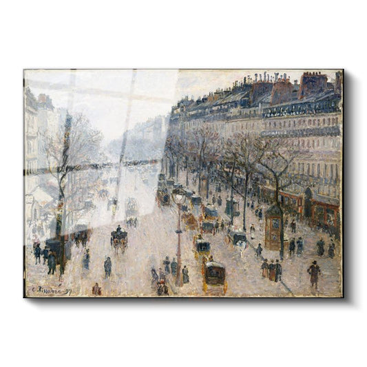 Camille Pissarro - Boulevard Montmartre Cam Tablo
