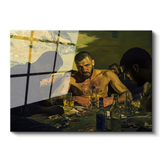 Michaël Borremans - Poker Gecesi Cam Tablo