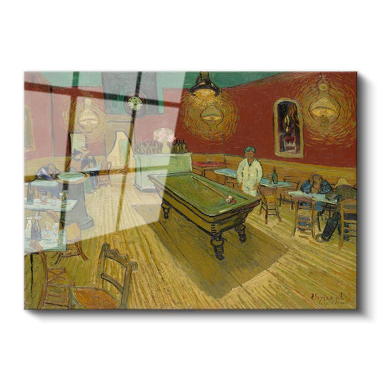Vincent van Gogh - Gece Kahvesi Cam Tablo
