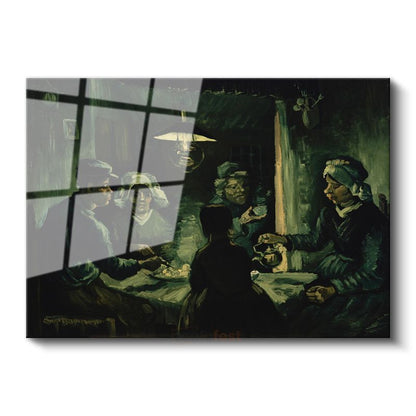 Vincent van Gogh - Patates Yiyenler Cam Tablo