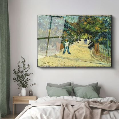 Vincent van Gogh - Park Yolu Cam Tablo