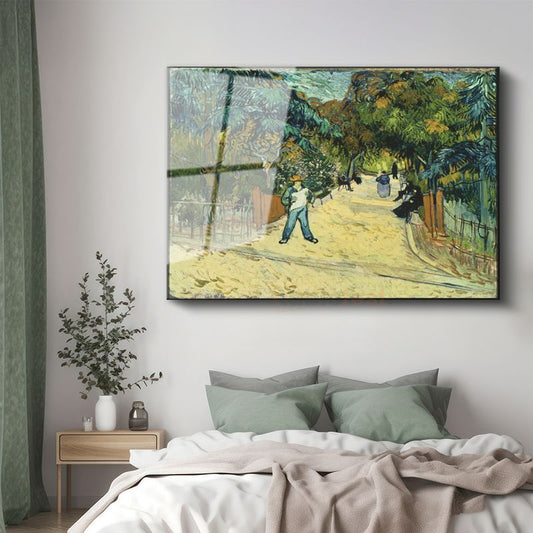 Vincent van Gogh - Park Yolu Cam Tablo