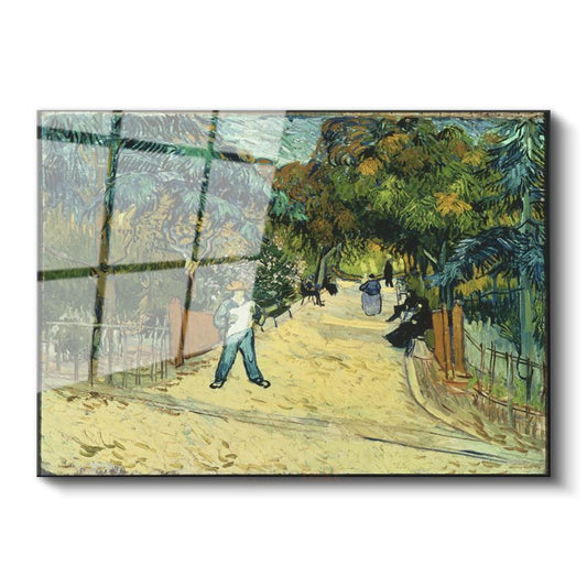 Vincent van Gogh - Park Yolu Cam Tablo