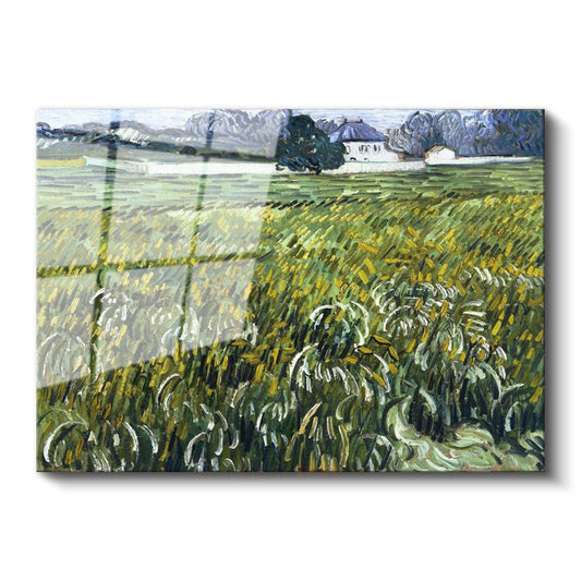 Vincent van Gogh - Buğday Tarlası Cam Tablo