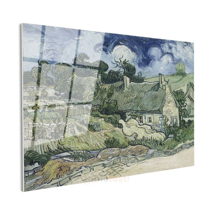 Vincent van Gogh - Auvers'de Evler Cam Tablo