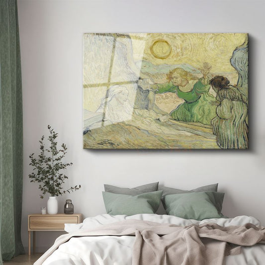 Vincent van Gogh - Lazarus'un Dirilişi Cam Tablo