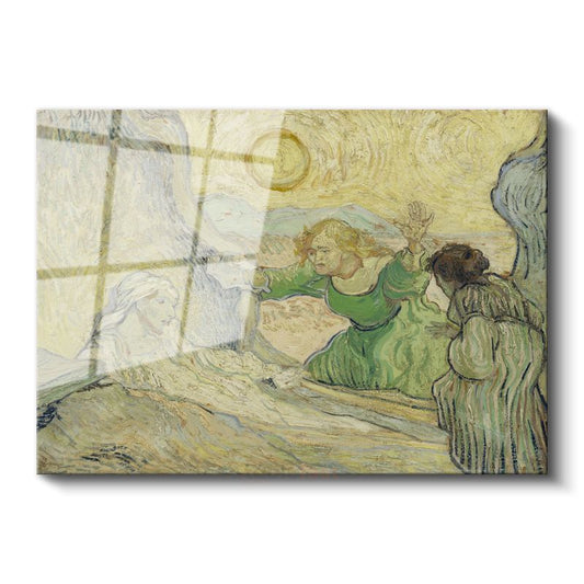 Vincent van Gogh - Lazarus'un Dirilişi Cam Tablo