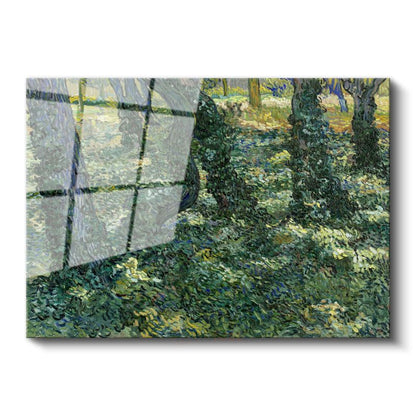 Vincent van Gogh - Ağaç Altı Cam Tablo