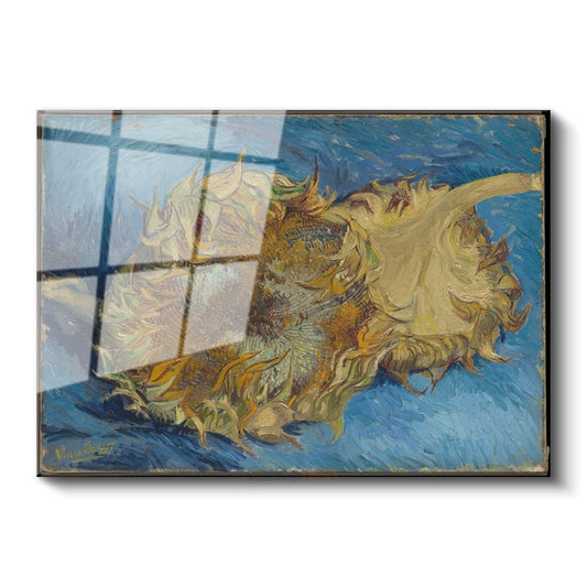Vincent Van Gogh - Ayçiçekleri Cam Tablo