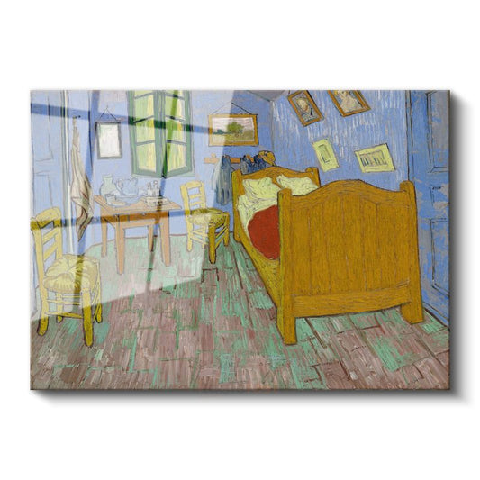 Vincent Van Gogh - Arles'teki Yatak Odası Cam Tablo