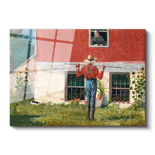 Winslow Homer - Rustic Courtship Cam Tablo
