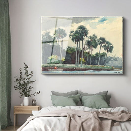 Winslow Homer - Palm Trees Florida Cam Tablo