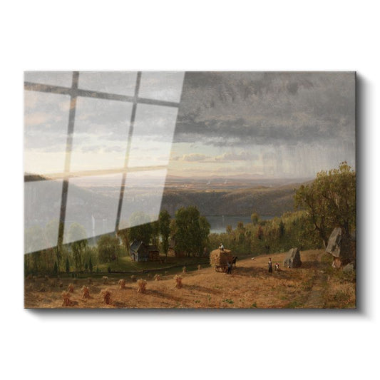 Jasper Francis Cropsey - Sonbahar Vadisi Cam Tablo