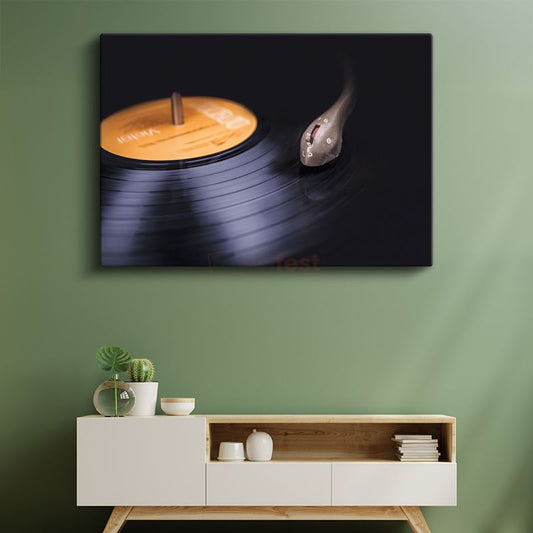 Plak - Analog Müzik Keyfi Kanvas Tablo