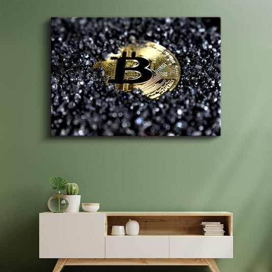 Bitcoin - Kripto Para Dünyasının Altın Sembolü Kanvas Tablo