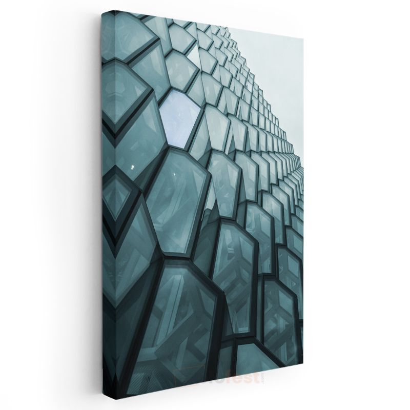Modern Mimari - Geometrik Desenler Kanvas Tablo