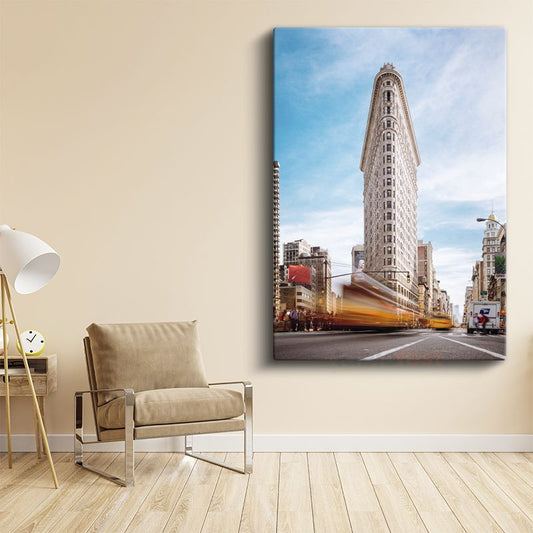 Flatiron Binası - New York'un İkonik Üçgen Gökdeleni Kanvas Tablo