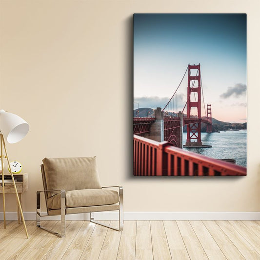 Golden Gate Köprüsü - San Francisco'nun Kızıl Simgesi Kanvas Tablo