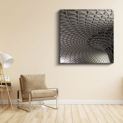 Geometrik Tavan - Modern Mimari Desenler Kanvas Tablo