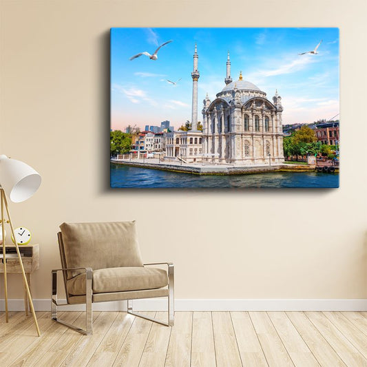 Ortaköy Camii - Boğaz'ın İncisi Kanvas Tablo
