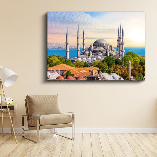 Sultanahmet Camii - İstanbul'un Mavi İncisi Kanvas Tablo