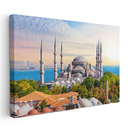 Sultanahmet Camii - İstanbul'un Mavi İncisi Kanvas Tablo