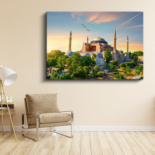Ayasofya Camii - Tarihi Yarımada'nın İhtişamı Kanvas Tablo