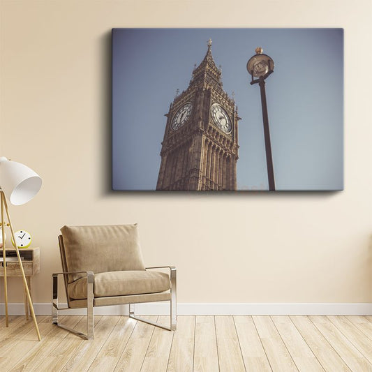 Big Ben Kulesi - İkonik Londra Silueti Kanvas Tablo